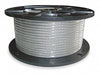 Dayton 2TAE6 Cable, 5/32 In, L 250 Ft, WLL 560 Lb
