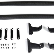 ANGLEWIDE Roof Rack Crossbars Aluminum Cargo Rack Fit For 2018-2019 For Chevrolet Traverse Rooftop Cross Bars Top Rail Carries Luggage Carrier - Max Load 150LBS,Black