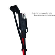 3FT Sae to Sae Extension Cable 16AWG- 12V Sae 2pin BulletConnectors Disconnects Extension Cables Quick Disconnect Port Cable Power Cord Solar Male Battery Charger Plug Waterproof