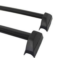 TRIL GEAR Top Roof Rail Rack Cross Bars Compatible with 2002-2006 Honda CRV Black Aluminum Luggage Carrier