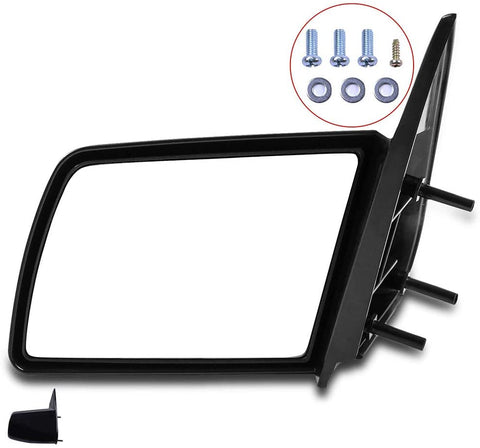 Ineedup Left Side Mirror Exterior Mirror Manual Control Fit for 1992-1999 for Chevy Suburban C/K 1988-1999 for Chevy GMC C/K 1500 2500 3500 Yukon XL Non-Folding
