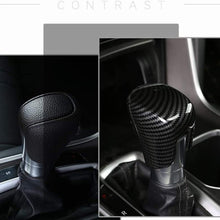 Gear Shifting Knob Cover ABS Carbon Fiber CVT Change Lever Trim Fit for 10th Gen Honda Accord Sedan 2021 2020 2019 2018 - Automatic Transmission