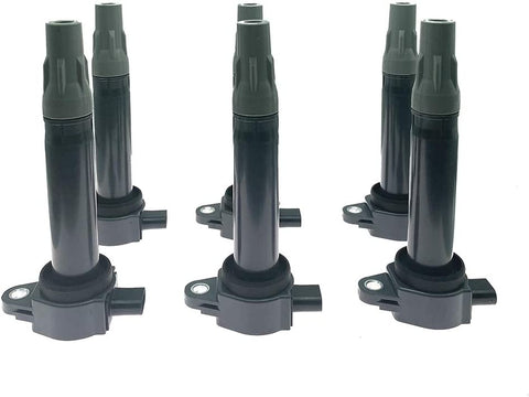 Ignition Coil Pack of 6 for Dodge Nitro Magnum Journey Grand Caravan Charger Challenger Avenger Town & Country Chrysler Sebring Pacifica 300 Replace 4606869AA 4606869AB 4606869AC 4606869AD C739