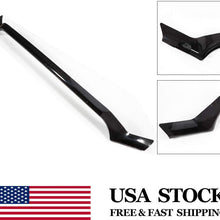 ANGLEWIDE Hood Deflector Bug Shield Stone Guard Protector fit for 2014-2019 Toyota Tundra - Dark Smoke hood shield