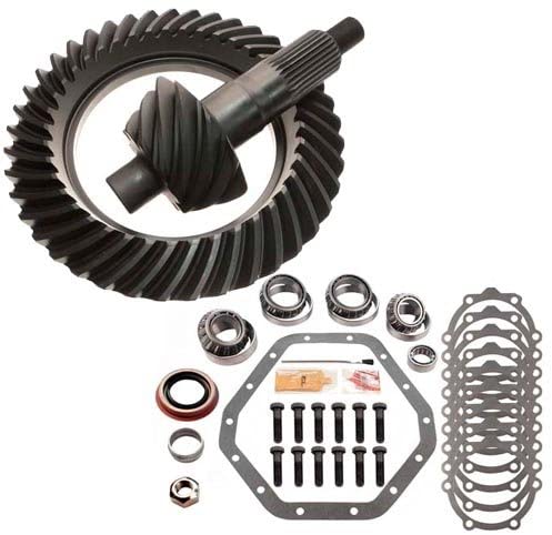 4.56 RING AND PINION & MASTER BEARING INSTALL KITCOMPATIBLE WITH - COMPATIBLE WITH GM 14 BOLT 10.5