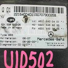 REUSED PARTS Power Supply CL550 Fits 07-11 Mercedes CL-Class A221 540 04 01 2215400401