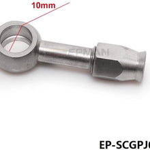 Epman EP-SCGPJ01Z(2PC) 2Pcs/Lot 10mm Motorcycle Motor Bike Hydraulic Brake Oil Hose Line Banjo Fitting Stainless Steel