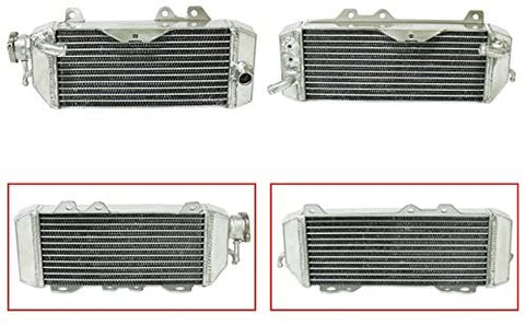 Outlaw Racing OR4505 Radiator Set-Dirt Motorcycle Kawasaki KX250F 2011-2016