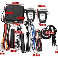 G·PEH 1-Way PKE Car Alarm System Proximity Lock Unlock Push Button Start Remote Engine Start Keyless Go System DC12V