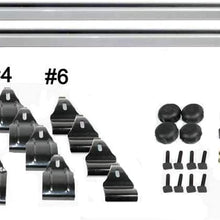 TRIL GEAR 50" Compatible with Universal Top Roof Rack Cross Bars Luggage Cargo Carrier Compatible with Car or SUV