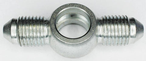 -03 JIC X 10MM HOLE - 9MM THICK DOUBLE MALE AN BANJO ADAPTER FITTING STEEL