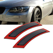 GSRECY 2pcs for BMW E92 E93 3 Series 2DR 2007-2013 Front Side Marke Fender Bumper Reflector (Smoke Lens)