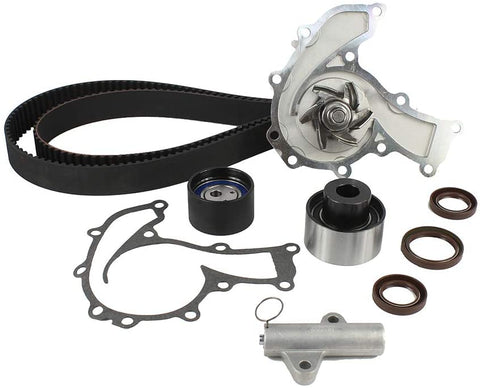 DNJ TBK350WP Timing Belt Kit with Water Pump for 1992-1995 / Honda, Isuzu/Passport, Rodeo, Trooper / 3.2L / SOHC / V6 / 24V / 3165cc / 6VD1