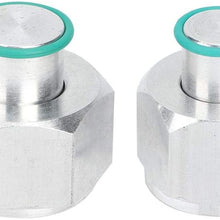 Rear AC Block Off Kit,Akozon 2Pcs Fit for Dodge Caravan 2004-2011 Car Modification Accessories