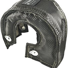 Torque Solution Premium Turbo Blanket Lava for T3 T3/T4 T25 T28 GT25 GT28 GT30 GT32 GT35 GT37 Back Housings (High Heat Resistance)