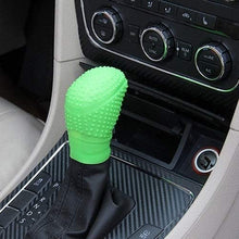 XUAILI Car Gear Shift Knob Cover Universal Elasticity Nonslip Soft Silicone Car Gear Shift Knob Cover, for Car/Auto etc (Color : Red)