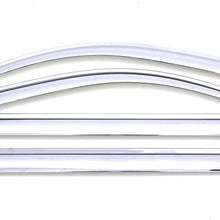 Auto Ventshade 684536 Chrome Ventvisor Side Window Deflector, 4-Piece Set for 2014-2018 Silverado & Sierra 1500, 2015-2018 Silverado & Sierra 2500HD-3500HD with Crew Cab