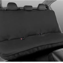 AllProtect Waterproof Neoprene Rear Bench Seat Cover for Car SUV Truck - Quick Install - Heavy Duty Universal Fit - for Work, Utility, Kids, Pets & Vehicle Protection (Solid Gray)