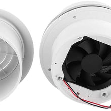 Yctze RV fan 24V Roof Fan Air Ceiling Cooling Ventilation Grille for Campers Motorhome Travel Trailer Van