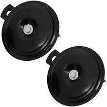 OCPTY Motorcycle Electric Horns 108DB Scooter Round Twin Horn Speaker for ATV Bicycle Motorcycle,Black