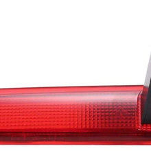 HD IP68 1280pixels Third Roof Top Mount Brake Lamp Reverse Rear View Backup Camera Angle and Distance Adjustable IR Night Vision for F o r d Transit 3 Van Transporter 2014-2015 (NO.7882)