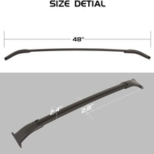 TUNTROL Roof Rack Cross Bars Fit for 2015 2016 2017 2018 2019 2020 Chevrolet Suburban & Tahoe, GMC Yukon & Yukon XL, Cadillac Escalade & Escalade ESV