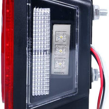 12V Led Submersible Trailer Light Stop Back up Brake Turn Signal Lights for Under 80 inches Boat, Truck, RV, Boat, Trailer and Towing Vehicle, DOT Complied Tail Lamp Assembly, Large