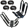 JMTAAT Universal 2 Pairs J-Bar Kayak Canoe Carrier Boat Surf Ski Roof Top Mount Car SUV Crossbar with One Year Warranty