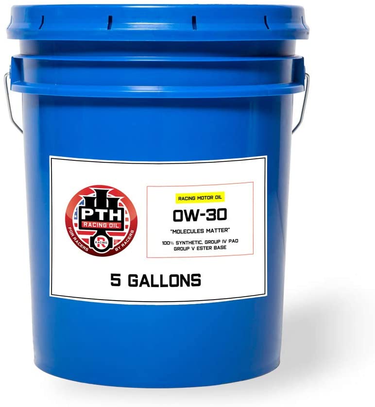 PTH Racing Oil 0W-30 Racing Motor Oil (5 Gallon Pail)