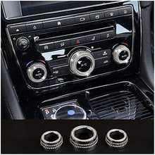 Pursuestar Red Aluminum Alloy Surrounding Ring Cover Trim Sticker Decals for Jaguar XF XE XFL XEL XJ F-PACE F-Type Front Grille Emblem