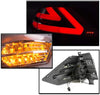 ZMAUTOPARTS For 2014-2016 Rogue LED Tail Brake Lights Lamps Chrome