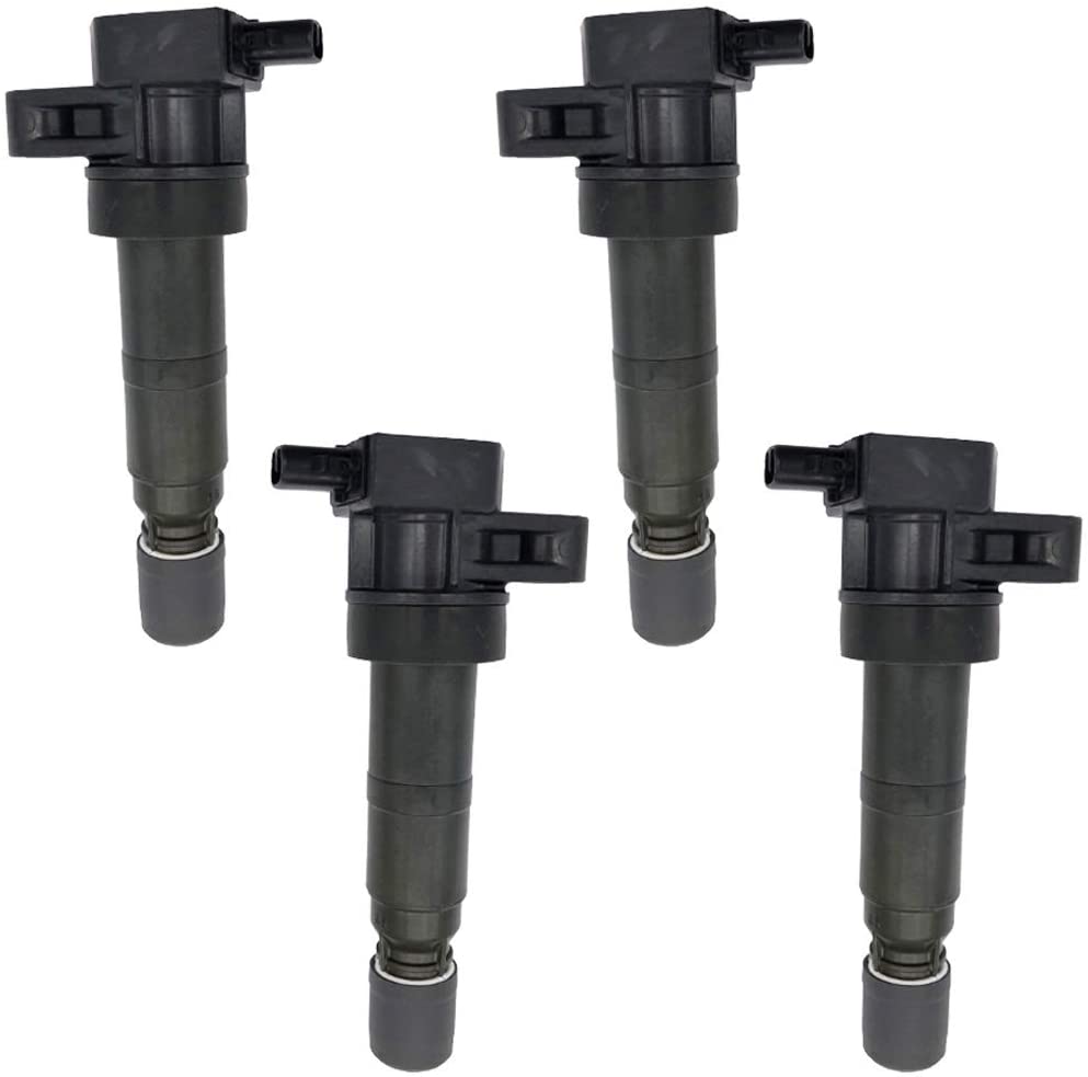 GERMBAN 27301-3C000 4Pcs Set Ignition Coils Fits for Hyundai Azera Genesis Santa Fe Kia Sedona Sorento 3.3L 3.5L 3.8L C1544 UF546