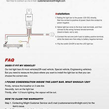 LED Light Bar Nilight 32 Inch 180W Spot Flood Combo LED Driving Lamp Off Road Lights LED Work Light Boat Jeep Lamp,2 Years Warranty