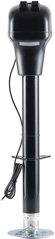 Bastion Super HD Power Tongue Jack | Electric or Manual Operation | A-Frame 3500LB Capacity | 12V | Front LED | For Trailers, Campers, and Boats