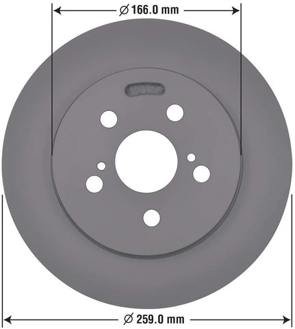 Disc Brake Rotor-Disc Rear OMNIPARTS 13060272