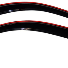Auto Ventshade 192328 In-Channel Ventvisor Side Window Deflector, 2-Piece Set for 2007-2018 Jeep Wrangler JK