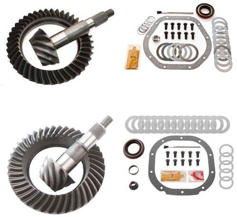 4.56 RING AND PINION GEARS & INSTALL KIT PACKAGE - DANA 44 REV FRONT / 8.8 REAR