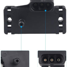 JDMON 12569240 Manifold Absolute Pressure Sensor for Chevrolet Impala/Tahoe/K1500/Corvette,for Buick Century/Regal/LeSabre,for GMC/Cadillac/Jeep MAP Sensor Replaces16137039, 213-1545