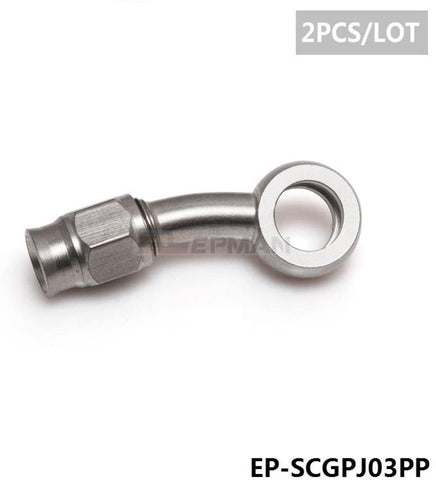 Epman EP-SCGPJ03PP(2PC) 2Pcs/Lot Hydraulic Brake Hose Fitting Brake Line Fitting for ID 3.2MM OD 7.5mm hose For Car Motorcycle