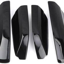 Black SUV Roof Rails Rack Leg Cover End Cap Protector Cover For Toyota Highlander XU40 2007-2013