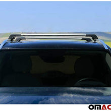 OMAC Roof Rack Cross Bars Luggage Carrier Set Silver Fits Volvo XC90 2016-2021 | Aluminum Cargo Carrier Rooftop Luggage Bars
