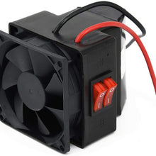 Wavel 12/24 V Heater Fan Replacement Interior Dual Switch Car Heating 200W Defroster Defogger Portable