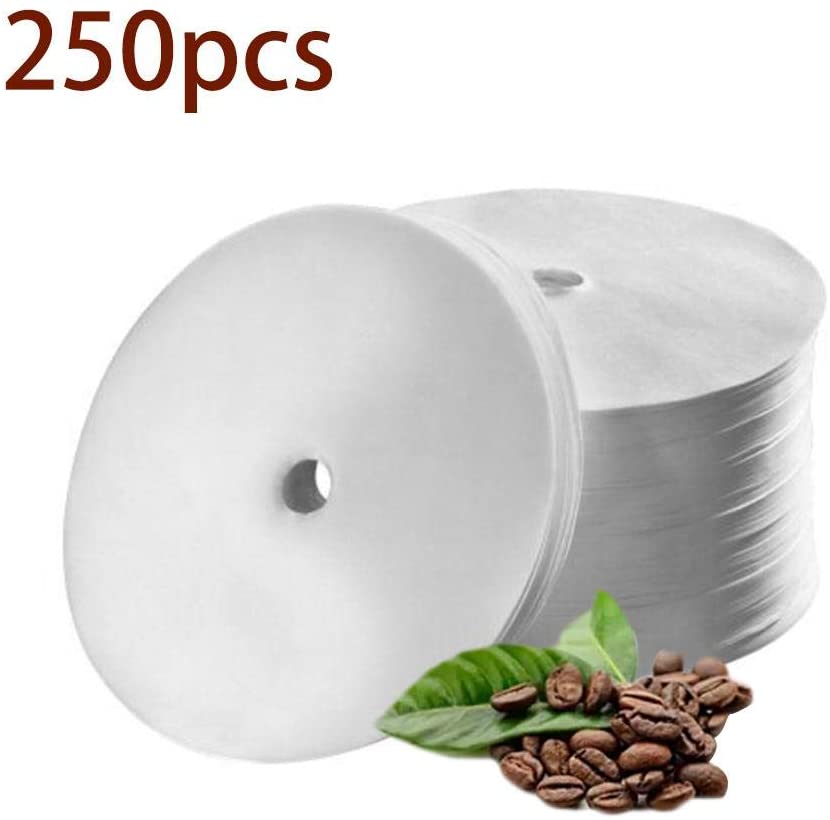 250 Pieces Of Round Coffee Filter Paper Coffee Filters Set 250er × 195mm For Regina 40, Pro40T And Pro60T Coffee Accessories