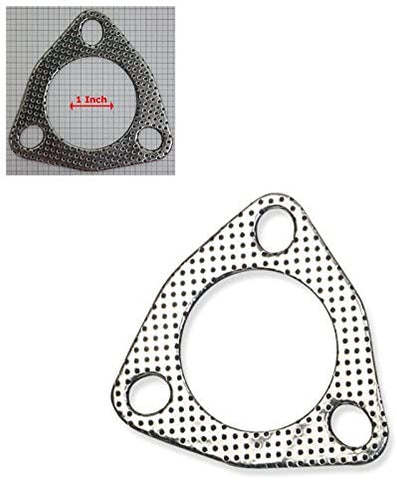 UrMarketOutlet Graphite Aluminum Gasket for 54mm 3-Bolts Wastegate Turbo/Engine/Manifold/Pipe