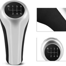6 Speed Gear Stick Shift Knob Car Auto 6-Speed Transmission Manual Gear Shift Knob Adapter Head for BMW E36 E46 E39 E34 Z3 E90 E91 E92 X1 X3 X5