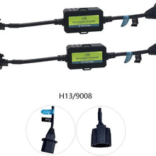 AnyCar Led Headlight Decoder H13 9008 Canbus Resistor Anti-flicker Harness Headlight Bulb Decoder for 2016 Jeep Renegade (2016Jeep Renegade)