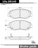 Centric (105.09140) Posi Quiet Brake Pad, Ceramic