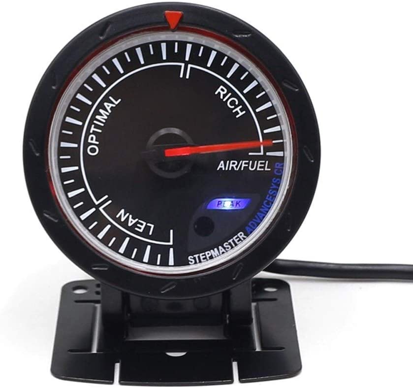 XinQuan Wang Fuel Gauges 60MM 12V Car Air Fuel Ratio Gauge with Front Narrowband Oxygen Sensor for 1999-2010 H-y-u-n-d-a-i A-c-c-e-n-t Auto Gauge