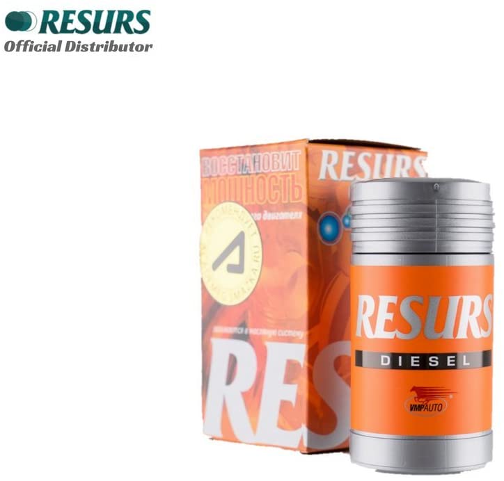 Diesel Oil Additive RESURS DIESEL 50 g. For Cars/Tractors/Trucks diesel engines. Quality Diesel Engine Oil Treatment and Diesel Engine Restore Without Disassembling.