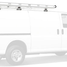 Vantech Aluminum H2 Cargo Rack 141.75" Long for a Chevy Express 1996-On Black